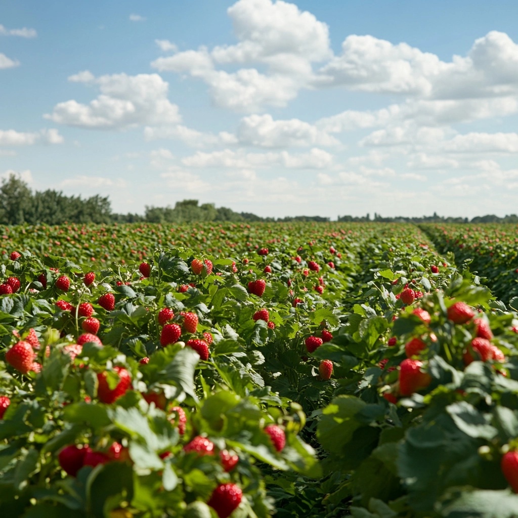 champs de fraise a wépion pres de namur